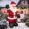 GOOSH 8.5FT Animated Waving Santa Inflatable with Lantern and LED Lights